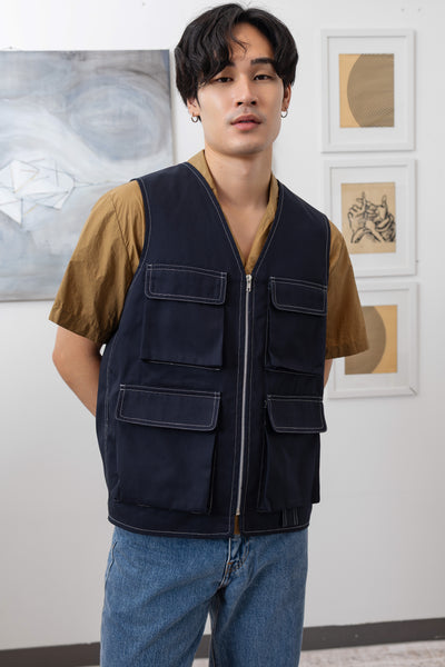 Fisherman's Vest in Admiral