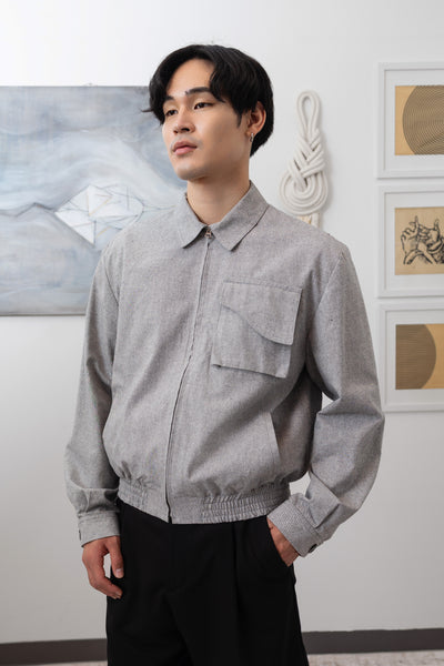 Harrington Jacket in Granite