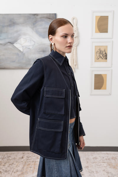 Fisherman's Vest in Admiral